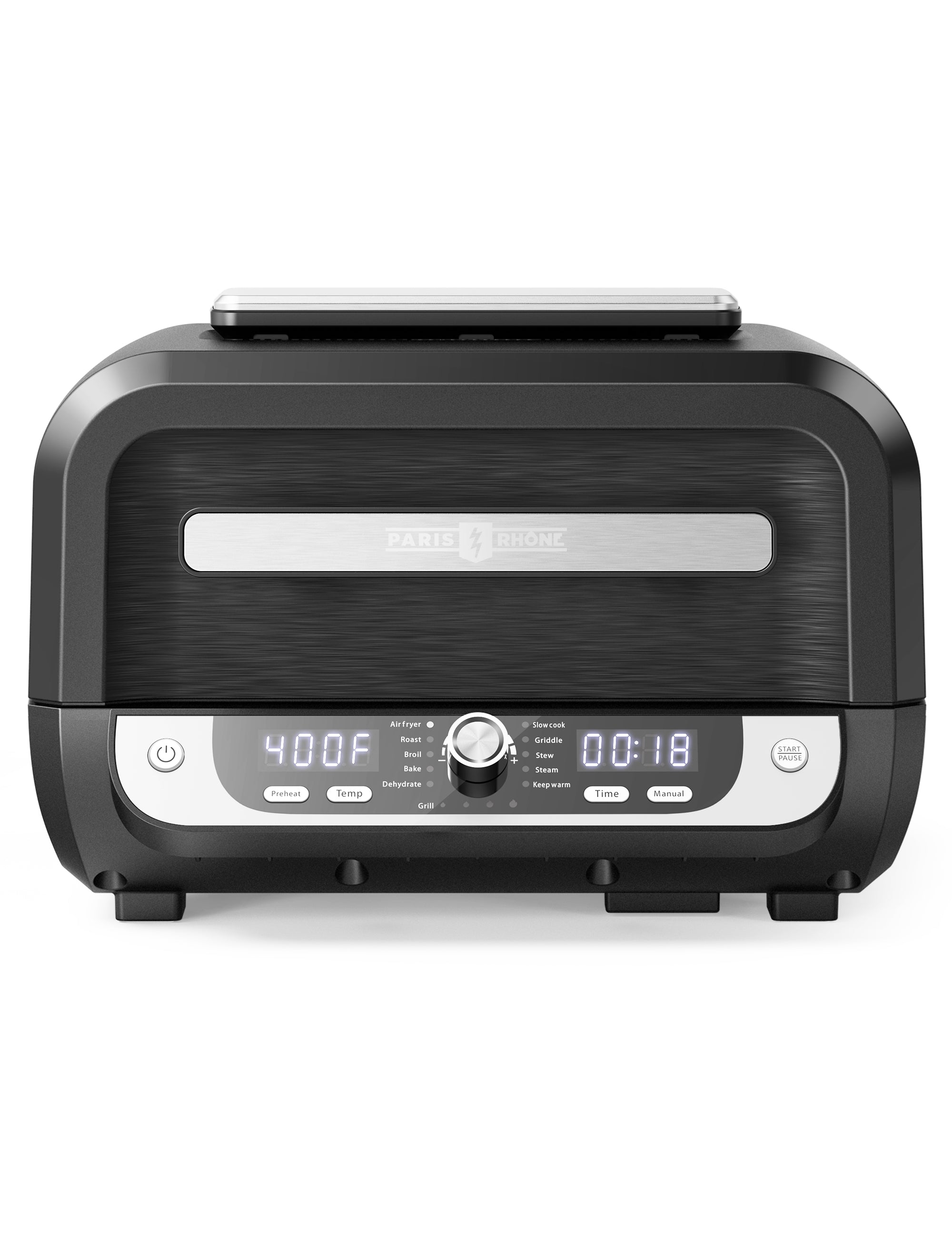 PARIS RHÔNE BG002 Kontaktgrill & Heißluftfritteuse, Indoor Grill und Air Fryer Combo Elektro 2024