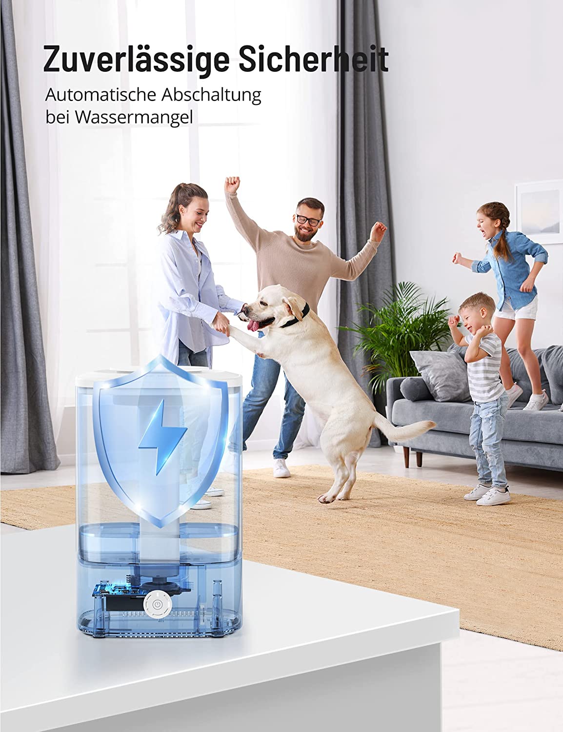 PARIS RHÔNE AH028 Luftbefeuchter Schlafzimmer 3.5L Top-Fill Humidifier Aroma Diffuser, 30H BPA-Frei Leise Raumbefeuchter 2024