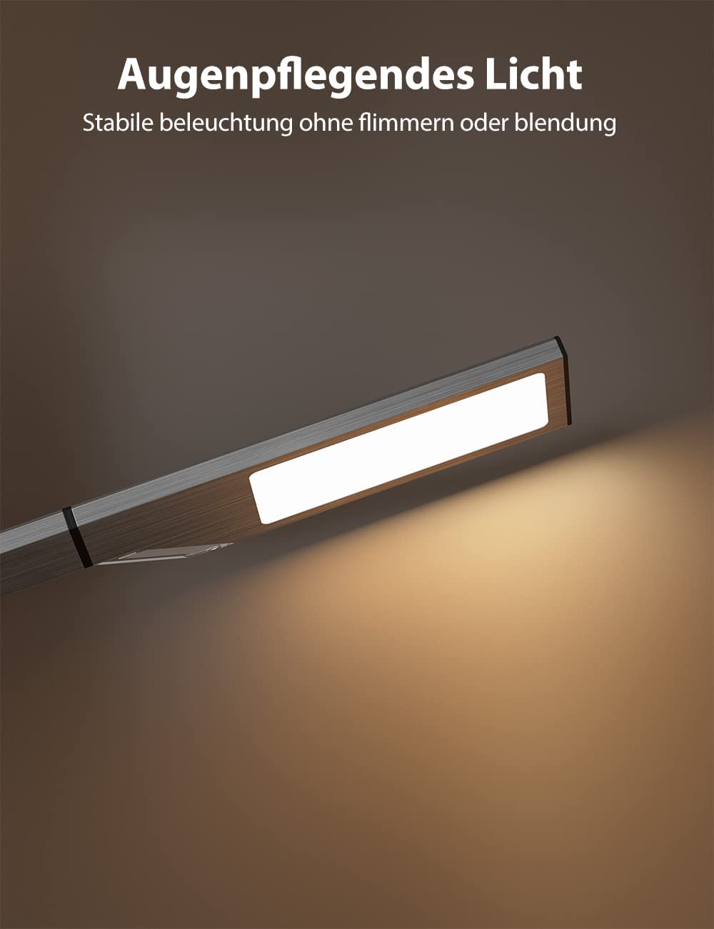 Sympa desk lamp LED metal table lamp with night light, modern office lamp, eye care table lamp