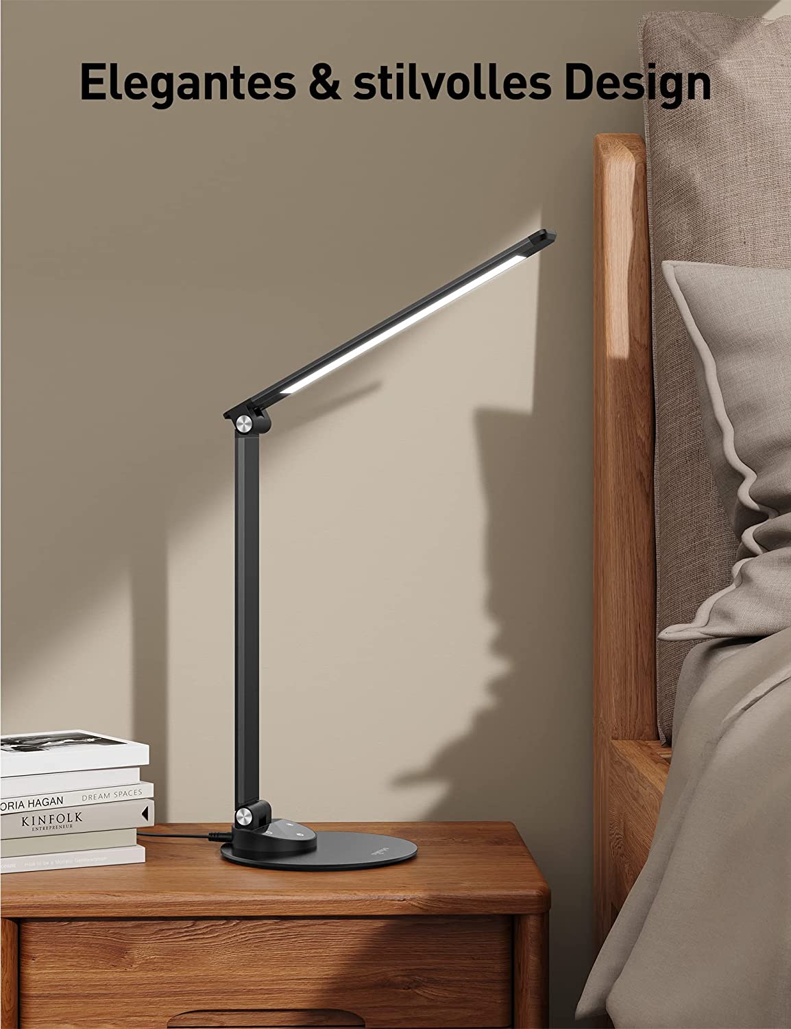 Sympa desk lamp LED metal, table lamp with 5 color temperatures, 5 brightness levels