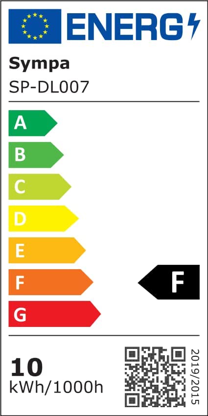 Sympa Schreibtischlampe LED Metall, Dimmbare Tischlampe, 3 Farbmodi, 6 Helligkeitsstufen