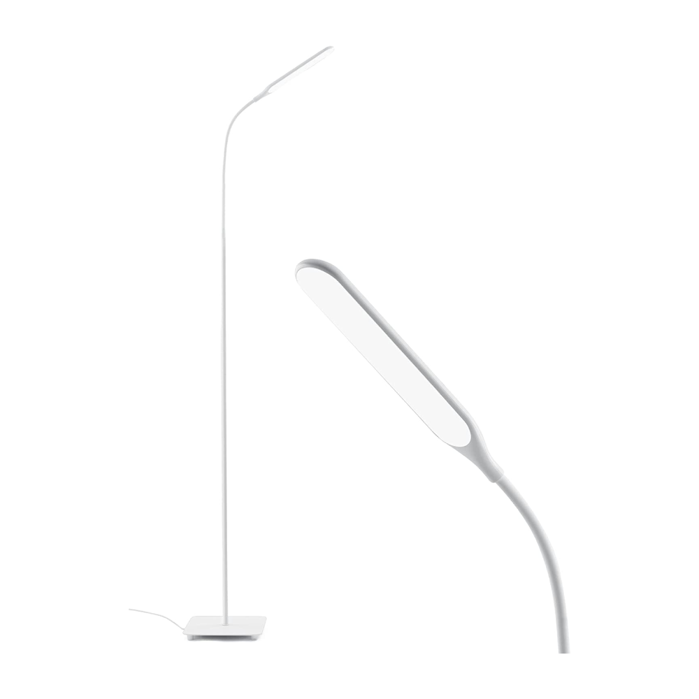 Sympa LED floor lamp dimmable with 4 levels of brightness and 4 colors, reading lamp with touch control