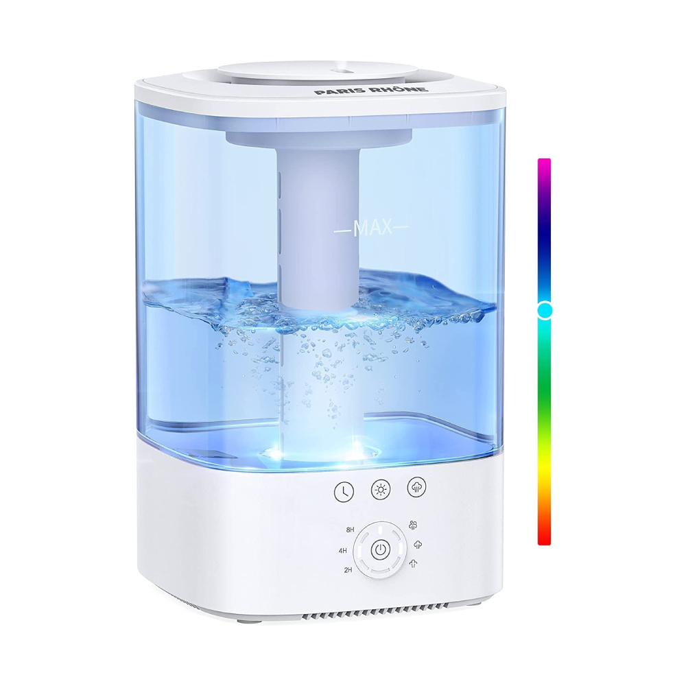 PARIS RHÔNE AH028 Luftbefeuchter Schlafzimmer 3.5L Top-Fill Humidifier Aroma Diffuser, 30H BPA-Frei Leise Raumbefeuchter