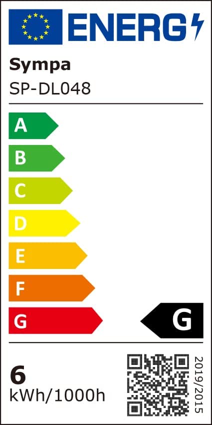 Sympa DL048 LED-Schreibtischlampe aus Metall mit kabellosem Ladegerät, 5 Farbmodi, 5 Helligkeitsstufen Tischlampe